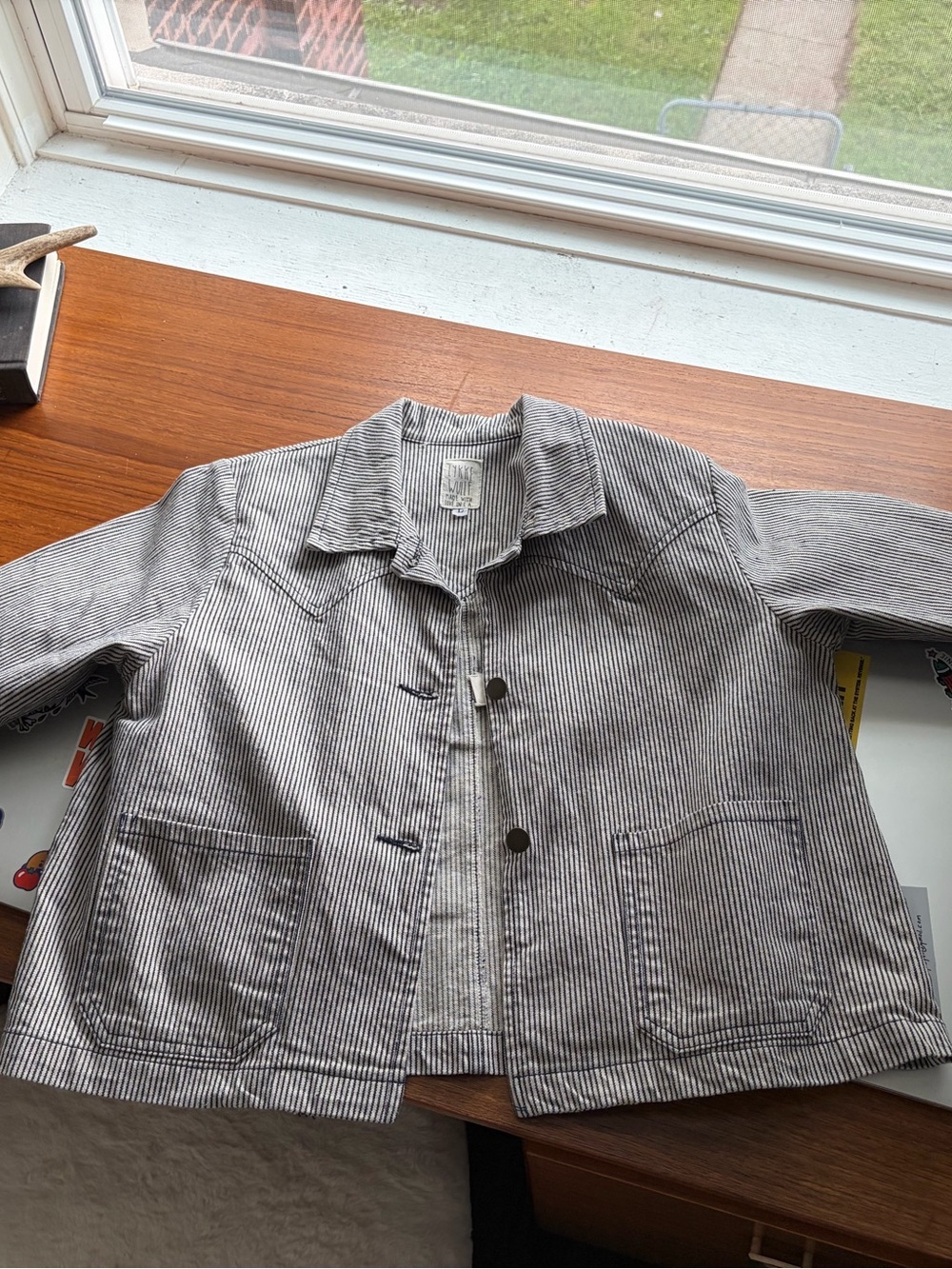 Lykke Wullf Striped Ranch Jacket L - Picture 6 of 7